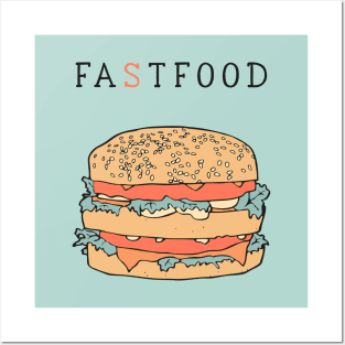 Fat Food Posters and Art